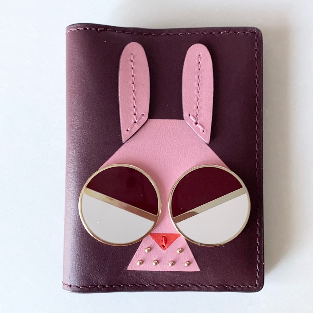 ❤️… Kate Spade Burgundy Bifold Card Wallet